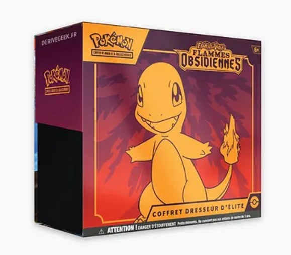 Coffret Dresseur d’Elite – Pokémon – EV3 – Flamme Obsidienne – FR