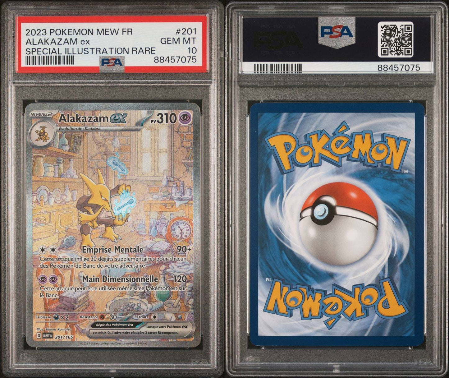 Alakazam ex 201/165 PSA 10
